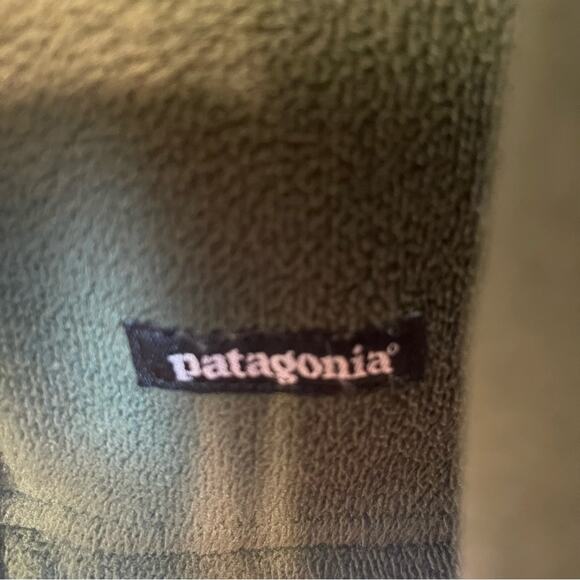 Patagonia Vintage 80's Synchilla Jacket Small Olive Green Sherpa Fleece - Picture 7 of 9